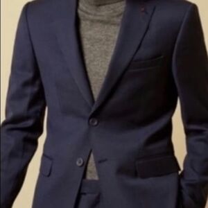 Ted Baker London Endurance VLAD CT 100% Wool Dark Blue Suit Jacket Blazer 56L